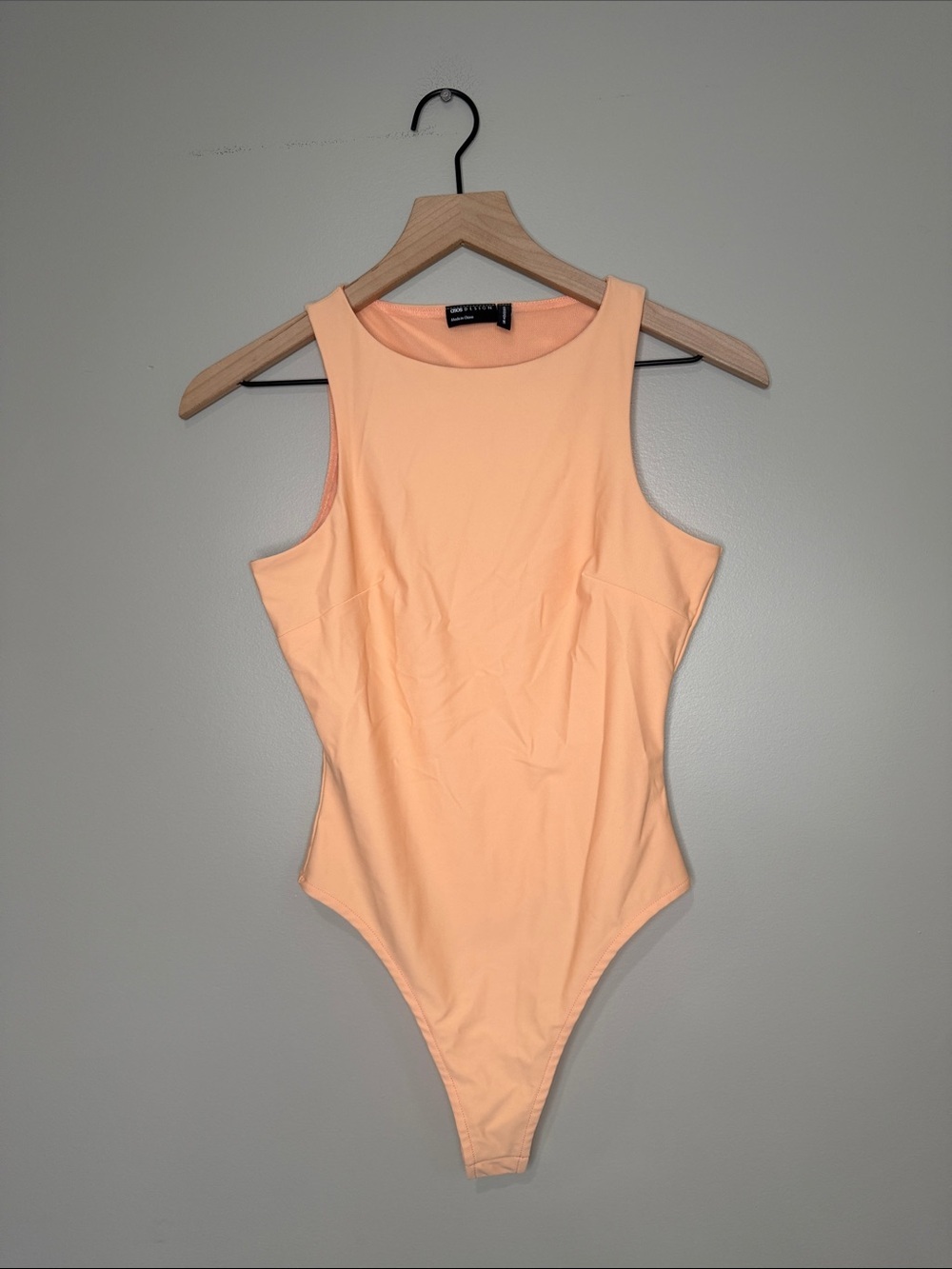 ASOS Design Orange High-Cut Bodysuit US0